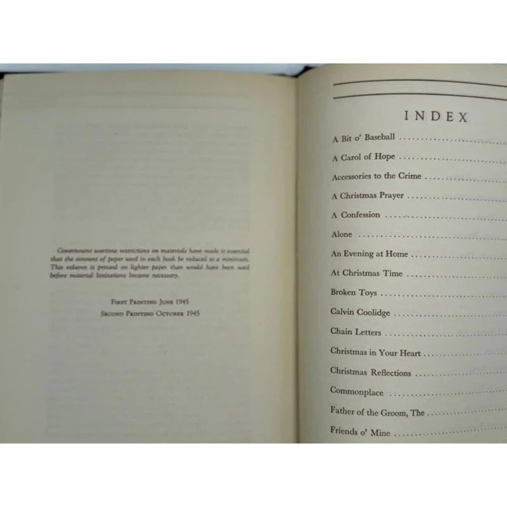 Vintage 1945 First Edition 